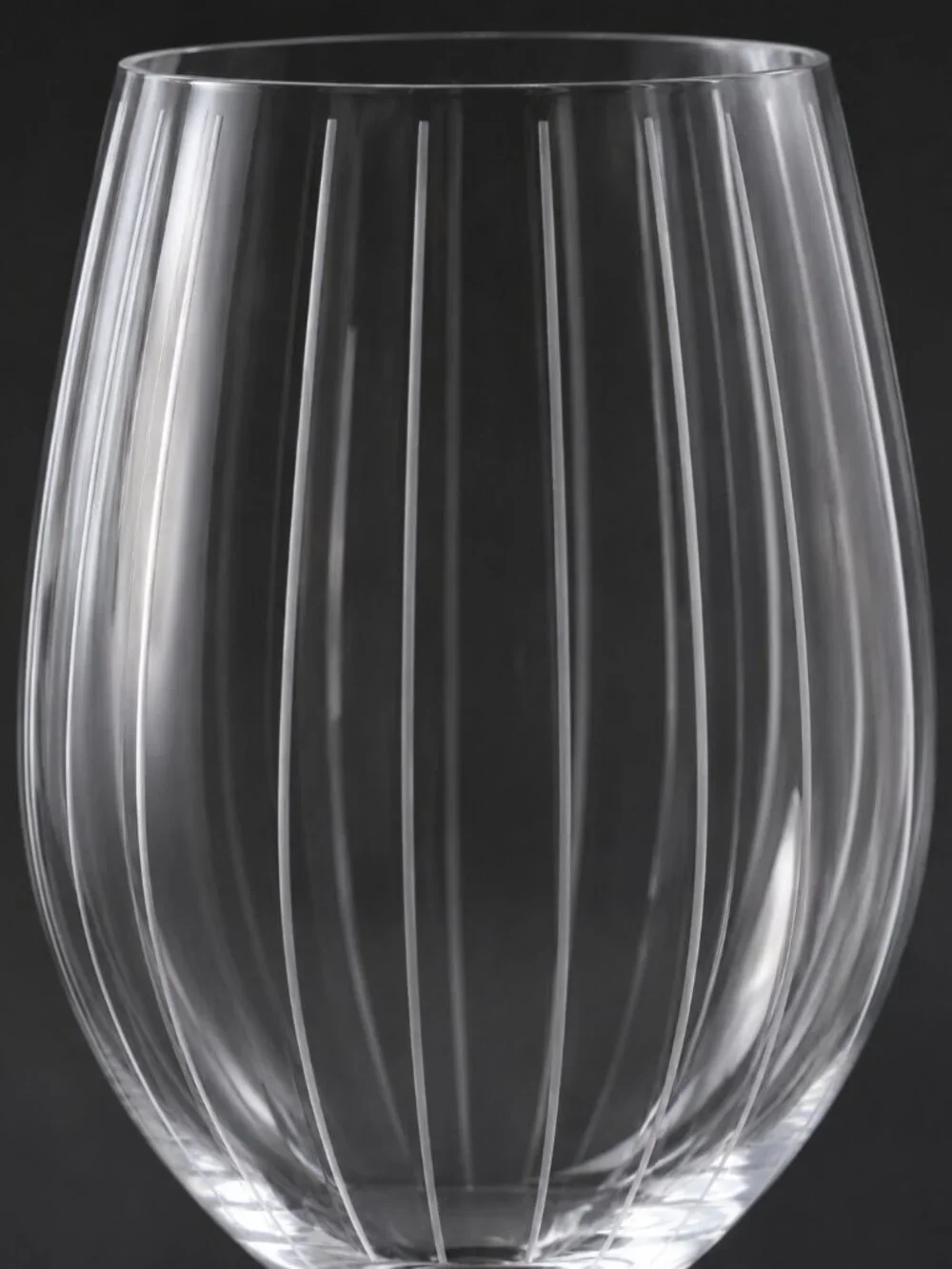 Mikasa Cheers Etched Crystal Wine Glasses Set of 2 Assorted Patterns